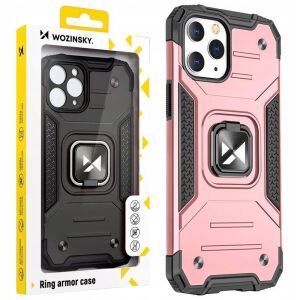 Wozinsky Ring Armor etui iPhone 14 Pro Max pancerny pokrowiec uchwyt magnetyczny ring srebrne 127065996 - Wozinsky Kontakty telefoniczne