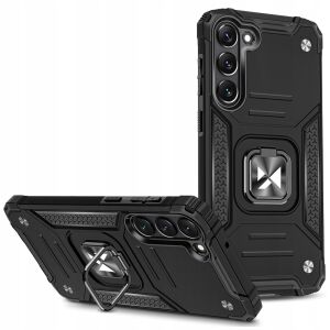 Wozinsky Ring Armor etui Samsung Galaxy S23+ pancerny pokrowiec uchwyt magnetyczny ring czarne 127066199 - Wozinsky Kontakty telefoniczne