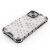 Ezüst Honeycomb iPhone 13 Mini tok, Védő