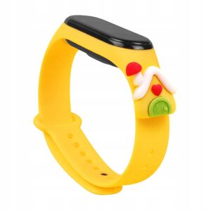 Xiaomi Mi Band 6/5 gelbes weihnachtliches Ersatzarmband - Xiaomi Smartes Uhrenarmband