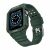Protect Strap Band opaska z etui do Apple Watch 7 / 6 / 5 / 4 / 3 / 2 / SE (45 / 44 / 42mm) obudowa pancerny pokrowiec na zegarek zielony 127077498