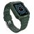 Protect Strap Band opaska z etui do Apple Watch 7 / 6 / 5 / 4 / 3 / 2 / SE (45 / 44 / 42mm) obudowa pancerny pokrowiec na zegarek zielony 127077498