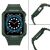 Protect Strap Band opaska z etui do Apple Watch 7 / 6 / 5 / 4 / 3 / 2 / SE (45 / 44 / 42mm) obudowa pancerny pokrowiec na zegarek zielony 127077498
