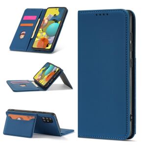 Magnet Card Case etui do Samsung Galaxy A13 5G pokrowiec portfel na karty kartę podstawka niebieski 140991633 - Handyhüllen