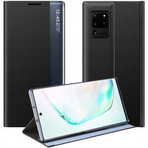 New Sleep Case pokrowiec etui z klapką z funkcją podstawki Samsung Galaxy M53 5G czarny 127086083 - Handyhüllen