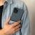 Eco Case kék szilikon tok iPhone 14 Plus készülékhez, zsebben