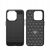 Carbon Case Tok Fekete iPhone 14 Pro Max-hoz, elöl és hátul nézet
