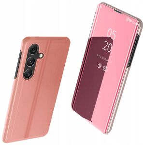 Puzdro Tiszta Nézetes Tok Tok Samsung Galaxy A24 4G Ružové 127093610 - Puzdrá na telefóny