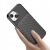 Thunder Case fekete iPhone 15 Plus tok kézben