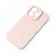 Hurtel rózsaszín MagSafe szilikon tok iPhone 15 Pro Max-hoz