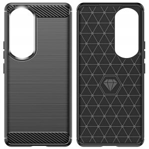 Carbon Tokburkolat für Honor 90 Lite 	/ X50I Schwarz 127097258 - Handyhüllen