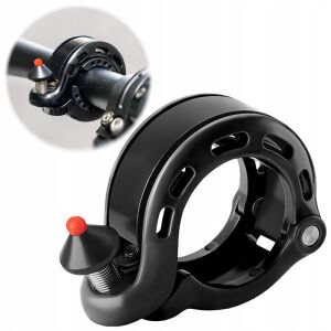 Dzwonek rowerowy Rockbros 34210028001 w kształcie litery Q - czarny 127097869 - Handyhalterungen für Fahrräder & Motorräder