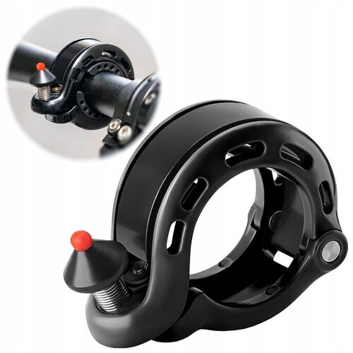 Dzwonek rowerowy Rockbros 34210028001 w kształcie litery Q - czarny 127097869