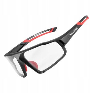 Rockbros Kerékpáros Szemvegek Fotochromic Uv400 Tartós Fekete És Piros 127098428 - Rockbros