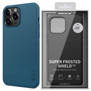 Husa compatibila iPhone 13 Pro Max Nillkin Super Frosted Shield Magnetica Albastru 127099485 - Nillkin Huse telefon
