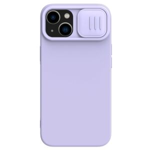 Nillkin CamShield Silky Silicone Case etui iPhone 14 Plus pokrowiec z osłoną na aparat fioletowy 140989787 - Handyhüllen