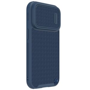 Nillkin Textured S Case etui iPhone 14 Pro Max pancerny pokrowiec z osłoną na aparat niebieski 140668788 - Handyhüllen