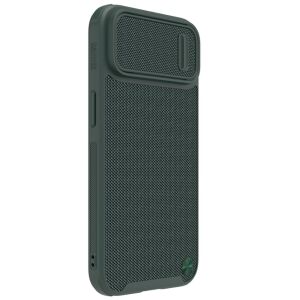 Nillkin Textured S Case etui iPhone 14 Pro Max pancerny pokrowiec z osłoną na aparat ciemnozielone 141077313 - Handyhüllen