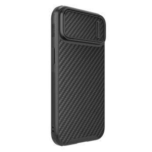 Nillkin Synthetic Fiber S Case etui iPhone 14 Plus z osłoną na aparat czarny 140671440 - Handyhüllen