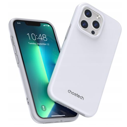 Choetech weiße iPhone 13 Pro Max Hülle mit Telefon