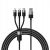 Baseus 3 az 1-ben töltőkábel USB-C, Lightning és Micro USB csatlakozókkal