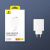 Baseus Töltő Gan Cube Pro 65W 2X Usb-C Usb-A Telefonhoz Fehér 138606719