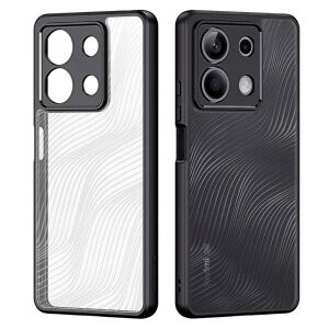 Dux Ducis Tak Schwarze Hülle für Xiaomi Redmi Note 13 5G, Vorder- und Rückansicht - Dux Ducis Handyhüllen