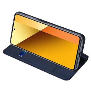 Dux Ducis blaues Flip Case für Xiaomi Redmi Note 13 5G im Standmodus - Dux Ducis Handyhüllen