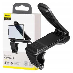 Baseus Autó Műszerpult Tartó Fekete Felszerelés 127119933 - Autós pohártartó