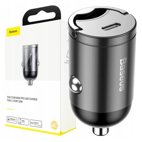 Baseus 30W USB Nabíjačka do auta - Quick Charge 3.0 - Sivá