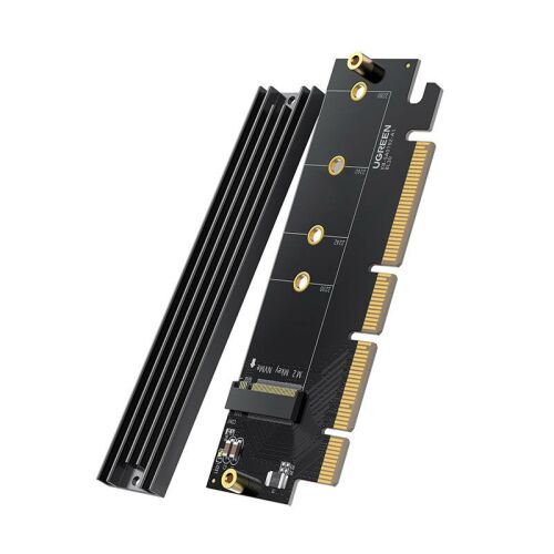 Ugreen Bővítési Kártyaadapter Pci-E 4.0 X16 - M.2 Nvme Fekete