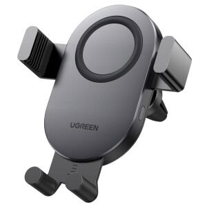 Ugreen samochodowa ładowarka bezprzewodowa Qi 15W uchwyt samochodowy do telefonu na kratkę wentylacji czarny (40118 CD256) 127127474 - Ugreen