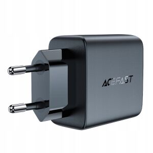 Acefast 35W GaN Dual USB-C Port Hálózati töltő ferde nézet - ACEFAST