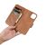 Icarer Case Cover Bőr Tok Iphone 14+ Barna 140796546