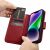 Icarer Case Bőr Tok Iphone 14+ Piroshoz 127136002