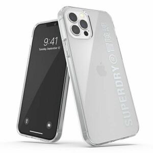 Superdry SuperDry Snap iPhone 12/12 Pro Clear Cas e srebrny/silver 42591 141029620 - Superdry