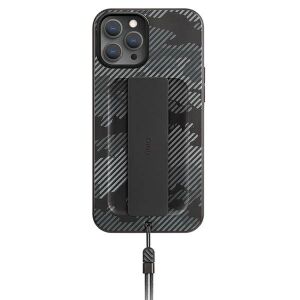 Uniq UNIQ etui Heldro iPhone 12/12 Pro 6,1" czarny moro/charcoal camo Antimicrobial 127138926 - UNIQ