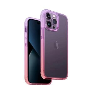 Uniq Combat Duo Tokborító Iphone 14 Pro Lila/Pink-Hoz 127139636 - UNIQ