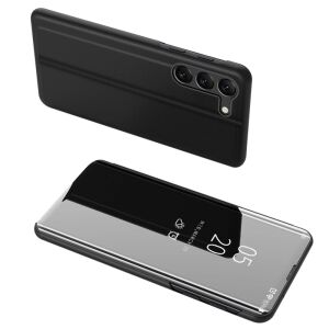 Clear View Case etui do Samsung Galaxy S23 pokrowiec z klapką czarne 127142611 - Handyhüllen