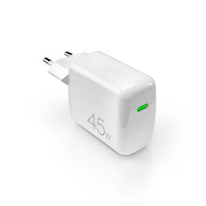 Puro Super Mini 45W Pd Gan Usb-C Hálózati Töltő Telefonhoz, Fehér