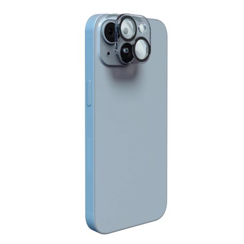 SBS D3O Edzett Üveg Kamera Lencsevédő iPhone 14 / 14 Plus-hoz - Felhelyezve - SBS