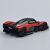 Hátsó nézet Aston Martin Valkyrie 1:64 Mini GT 766 Piros Diecast Modellautó