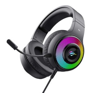Havit H2042d RGB Gamer fejhallgató ferde nézetben - Havit