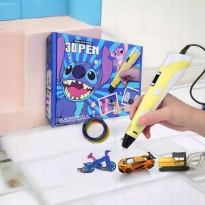 3D SZOKBLOCKS STICH XXL Varázstoll Készlet - Kreatív Játék 5 Éves Kortól, Multi PLA Patronnal