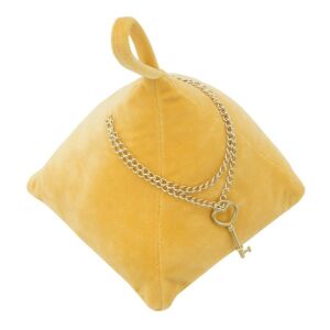 Ajtóütköző háromszög narancssárga 14x14x20cm 127149862 - Ajtó