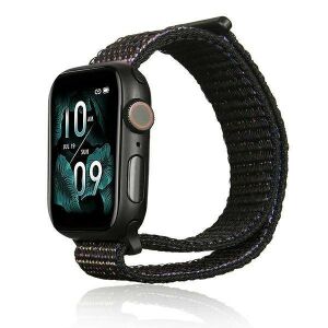 Beline Czarny Nylonowy Pasek do Apple Watch 38/40/41mm na Apple Watch - Pasek do inteligentnego zegarka