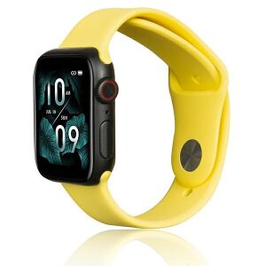 Żółty silikonowy pasek Beline do Apple Watch 38/40/41mm - Beline Pasek do inteligentnego zegarka