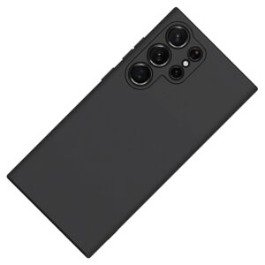 Beline Fekete Szilikon Tok Samsung S23 Ultra - Hátsó Nézet - Beline