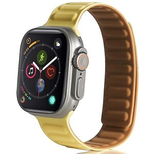 Żółty Magnetyczny Pasek do Apple Watch Beline 38/40/41mm na Apple Watch - Beline Pasek do inteligentnego zegarka