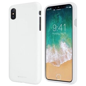 Mercury Goospery Soft Weiße Handyhülle für Samsung Galaxy S10 - Mercury